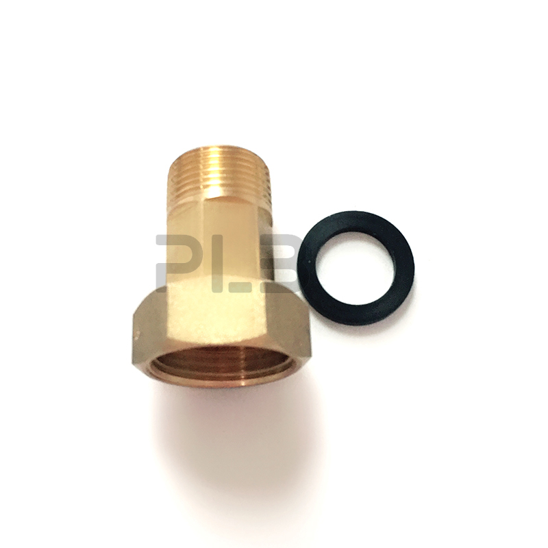 Brass water meter fitting