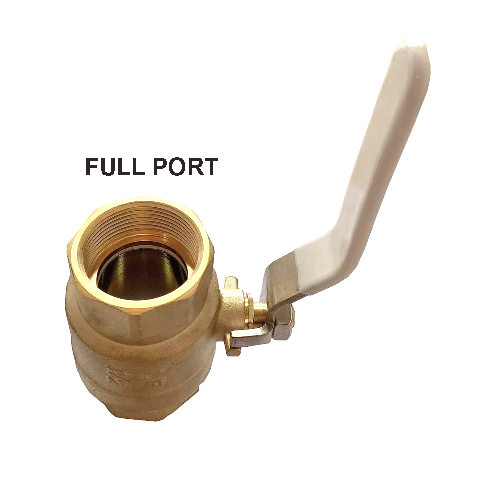 full port lead free brass ball valve