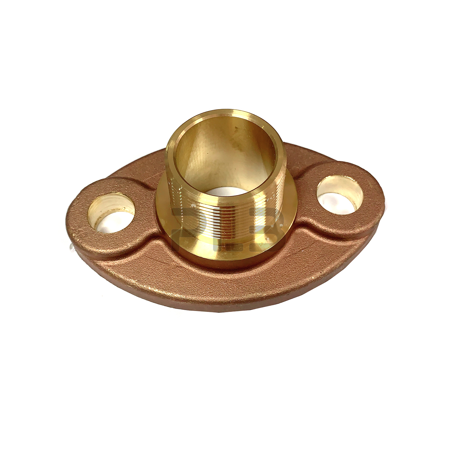 Lead free brass water meter flange