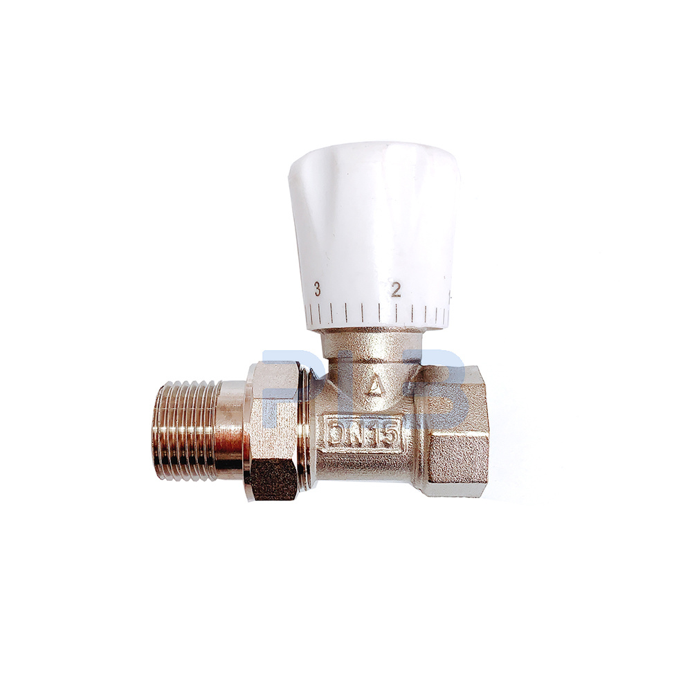 Brass Straight Type Radiator Valve