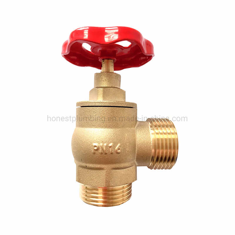 Forging Brass Angle Type Fire Hydrant Valve DN25