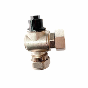 Brass Angle Ball Valves with Nickel Surface