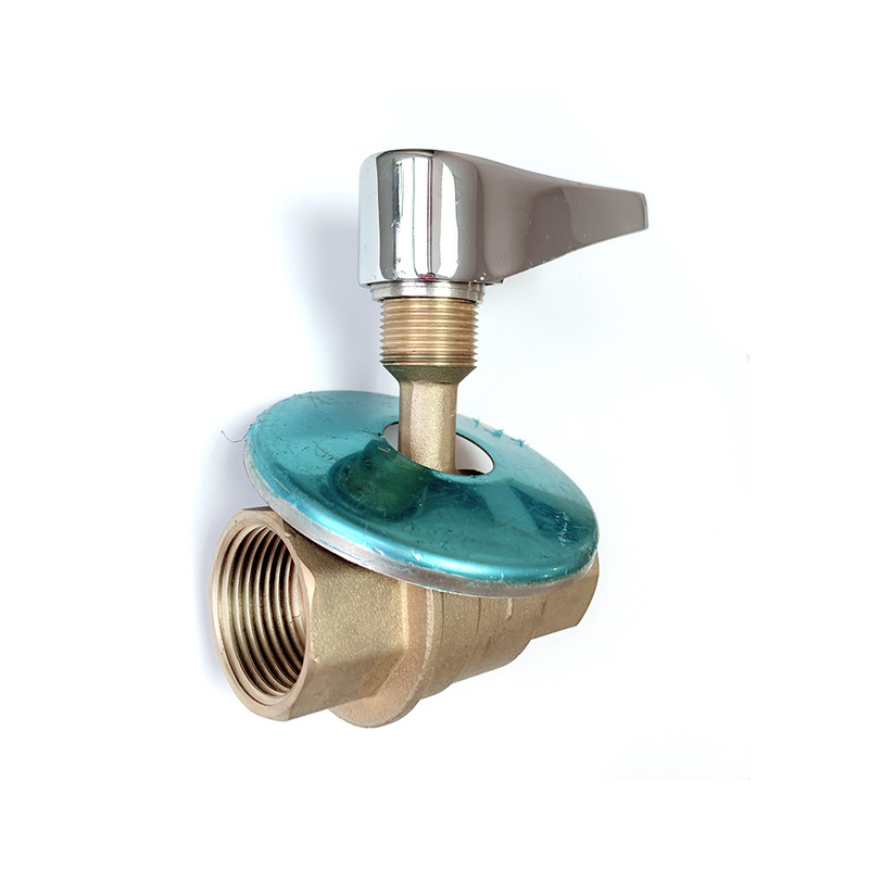 Brass Ball Valve with Ornate Cap