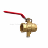 Hot Forging Lead Free Isolate Ball Valve with Drain Hole