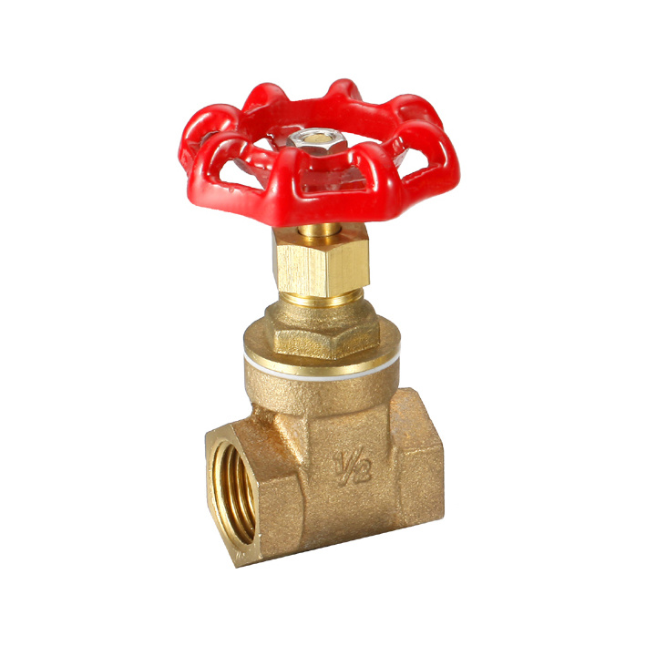 Lead Free Brass Gate Valves 200WOG for Water Meter