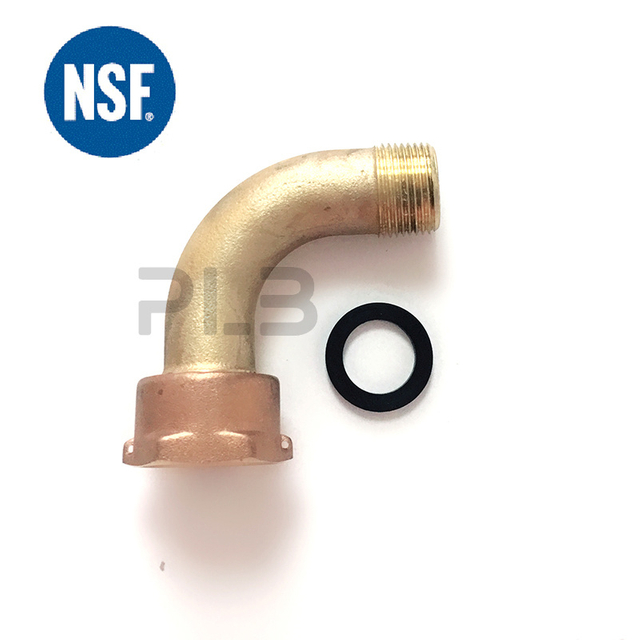 Lead Free Brass/bronze Angle 90 Degree Water Meter Fitting