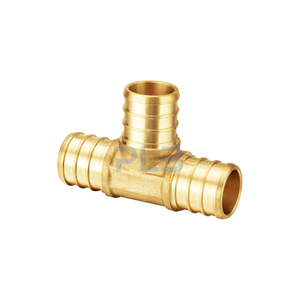 NSF-61 Low Lead Brass Pex Coupling F1807 Factory equal tee