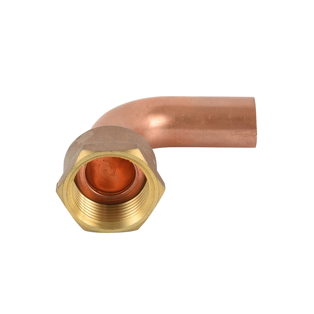 Lead Free Brass/bronze Angle 90 Degree Water Meter Fitting