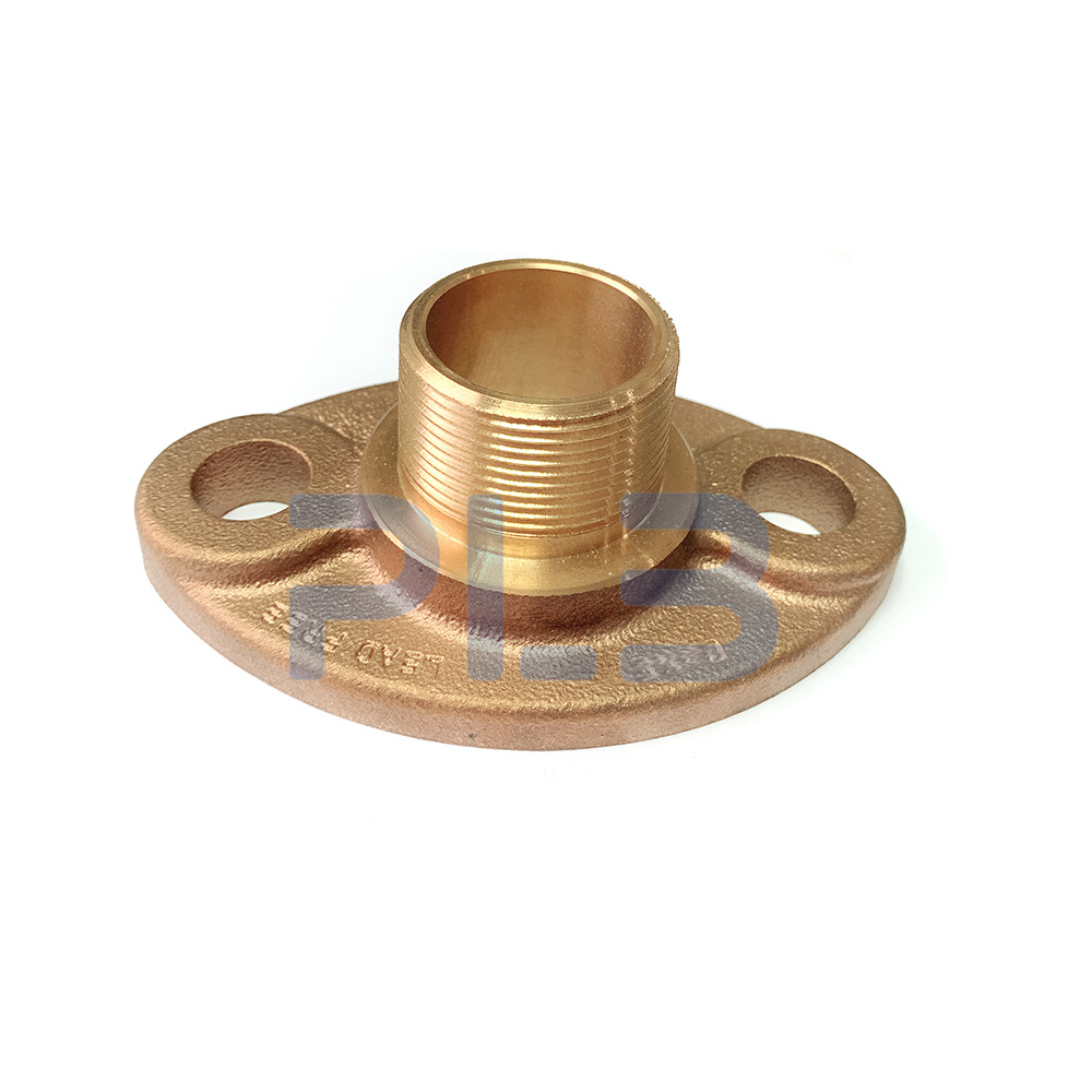 NSF Approved Lead Free Brass or Bronze Oval Meter Flange Kit