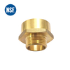 NSF61 Approved Lead Free Brass F/Male thread hex reducing nipple