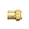 High Quality Forging Brass Compression Elbow for PE-PPR Pipe