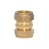 Brass Compression Equal Tee Coupling for Connecting Copper Pipe