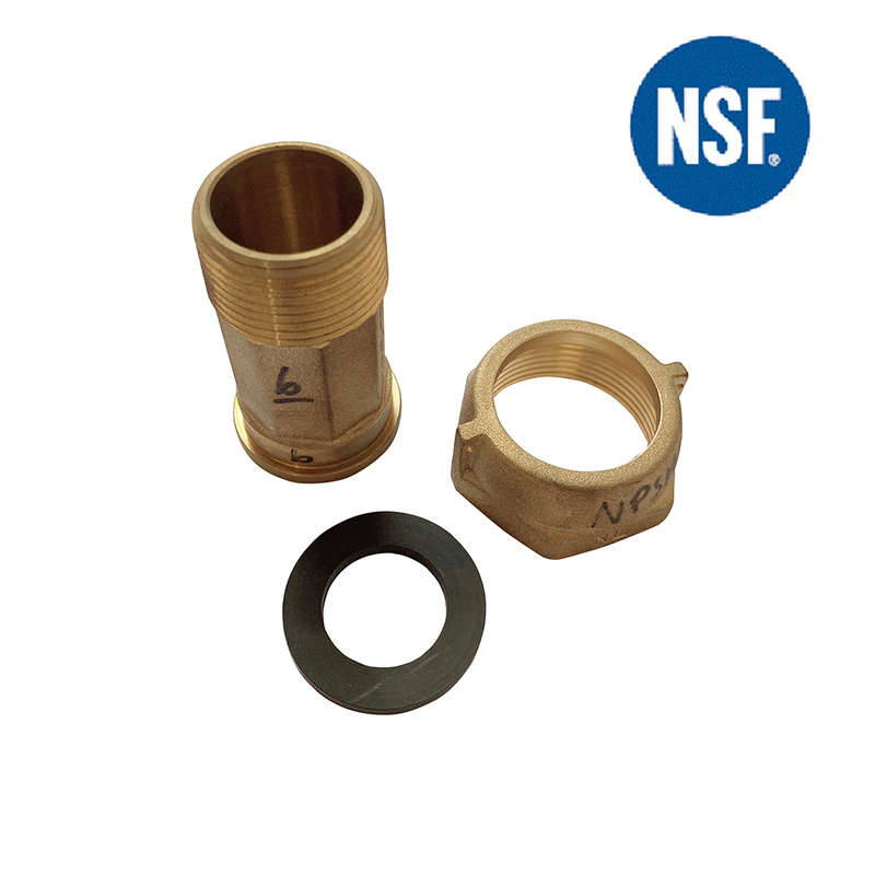 NSF lead free water meter coupling sets