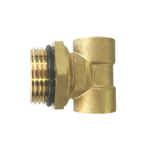 3 Way Brass Fitting for Floor Heating System Manifold Parts
