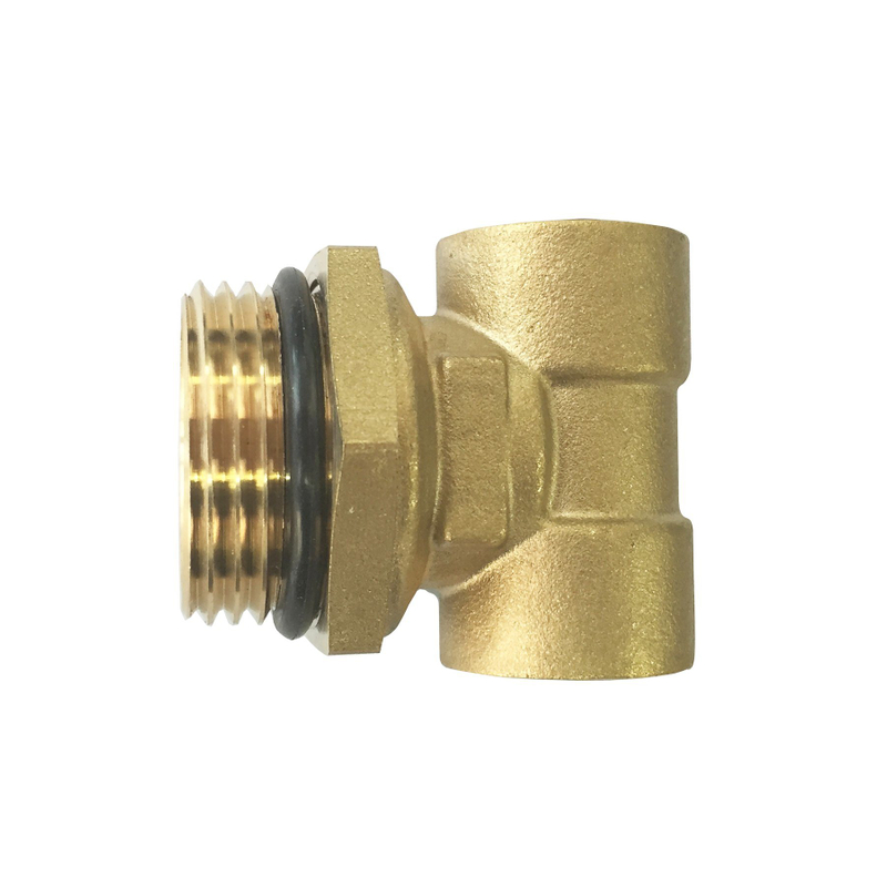 3 Way Brass Fitting for Floor Heating System Manifold Parts