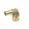 Lead Free Brass Pex 90 Degree Wall Plate Elbow Coupling