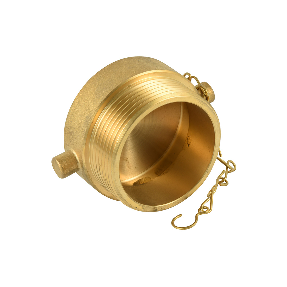 Brass Garden Hose Cap with Chain