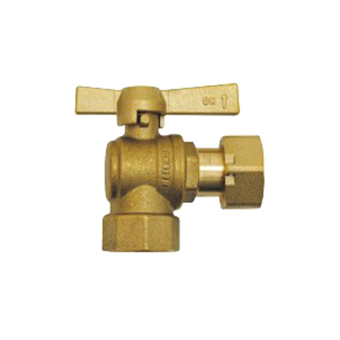 Brass Ball Valve for PE Pipe (angle type)