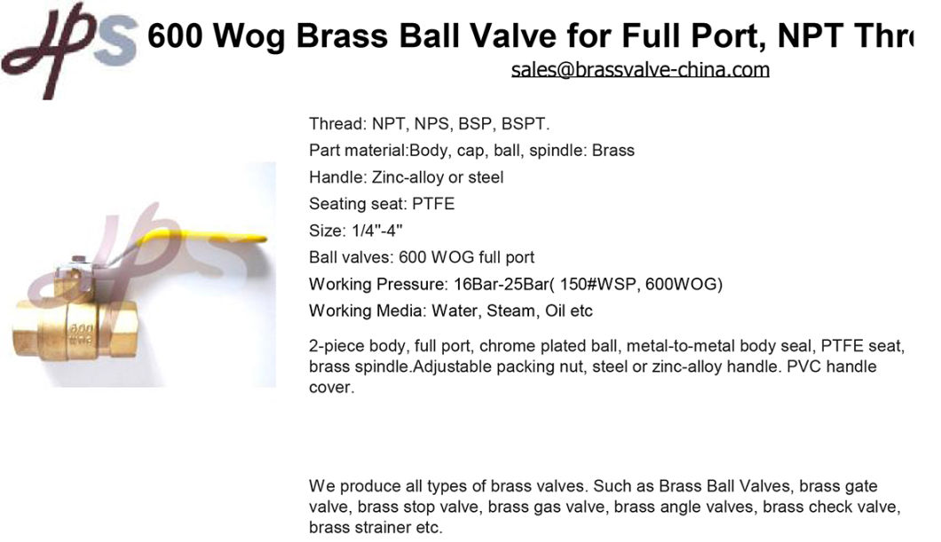 Forging Brass Ball Valve China Manufacturer