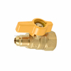 1/2′′Flare X1/2′′ FIP Brass Gas Ball Valve