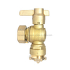 Brass Angle Type Water Meter Valve with HDPE Pipe