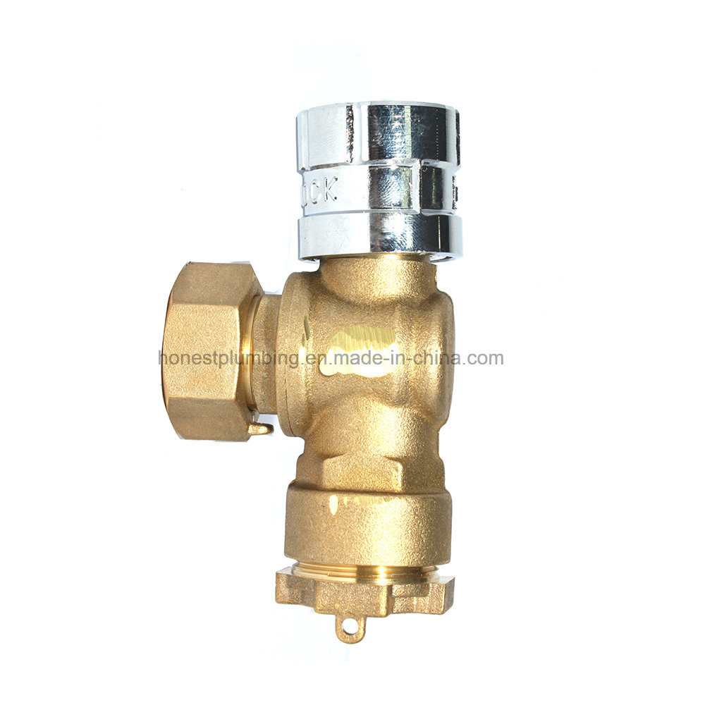 Brass Ball Valve with HDPE Connection for Water Meter