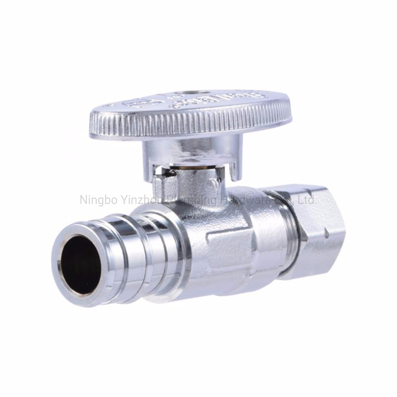 Lead Free Quarter-turn Supply Stops Angle Ball Valve PEX x Compression