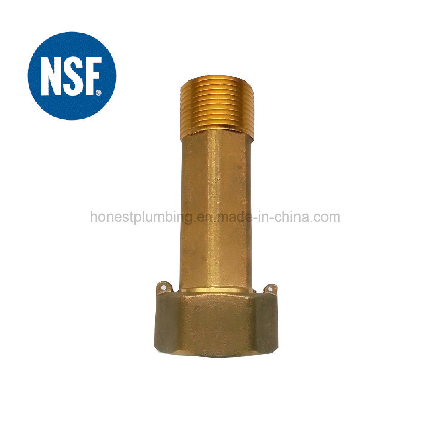 NPT Thread Free Lead Brass or Bronze Water Meter Fitting