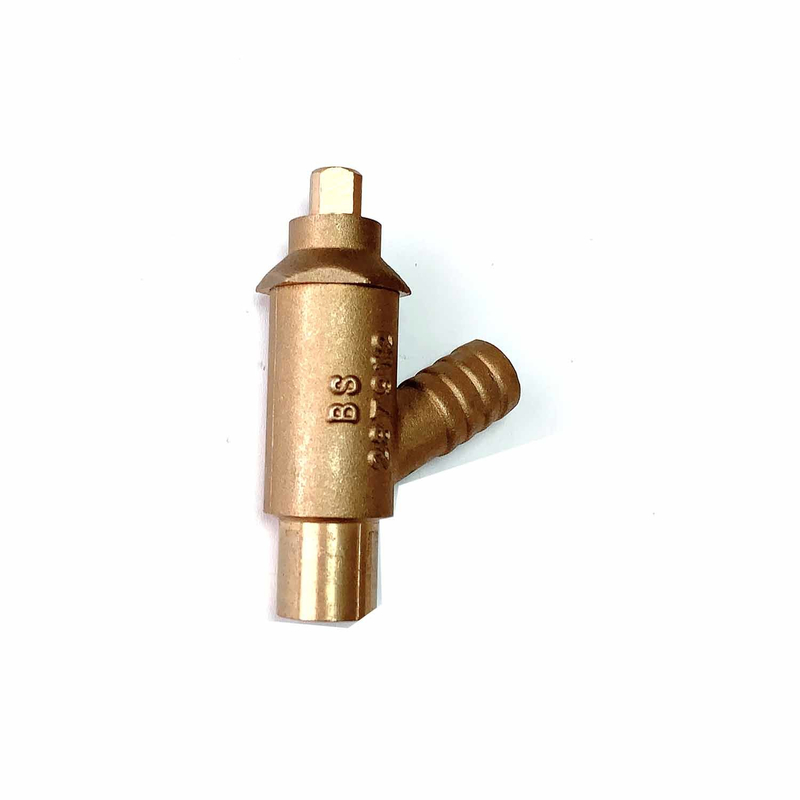 45 Degree Brass Drain Shut Cock Valve