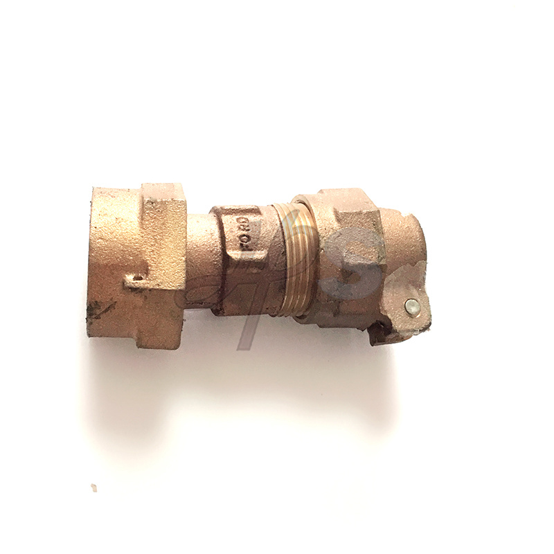 Lead Free Bronze Water Meter Swivel Fitting