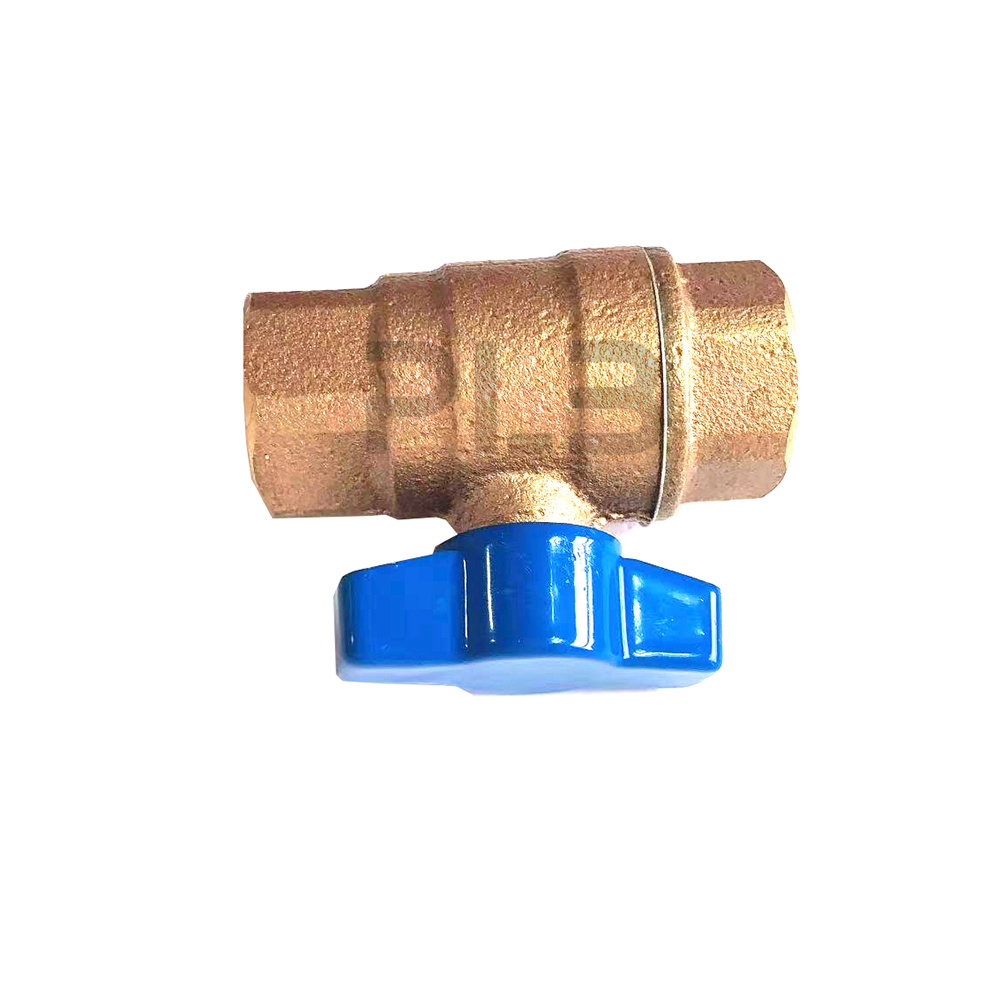 Lead Free Bronze Full Port Ball Valve with Butterfly Handle