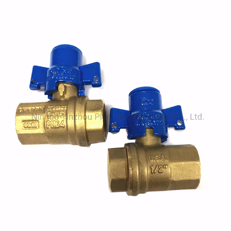 Lead Free Lockable Pressure Reducing Bronze Butterfly Valves