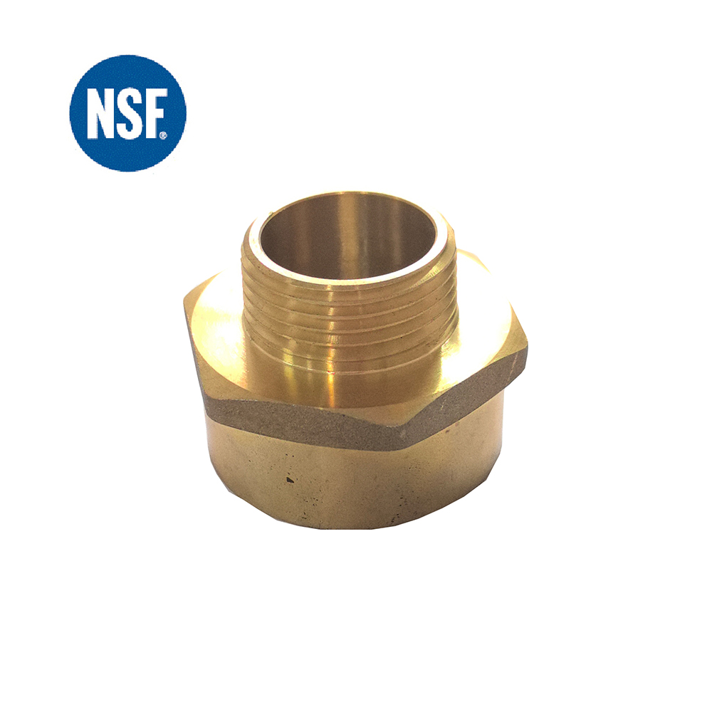 NSF61 Approved Lead Free Brass F/Male thread hex fitting