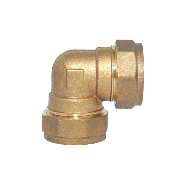 Brass Compression 90 Degree Elbow for Drinking Water 