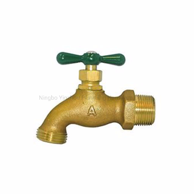 Low Lead Brass or Common Brass Mipx Spout Hose Bibb