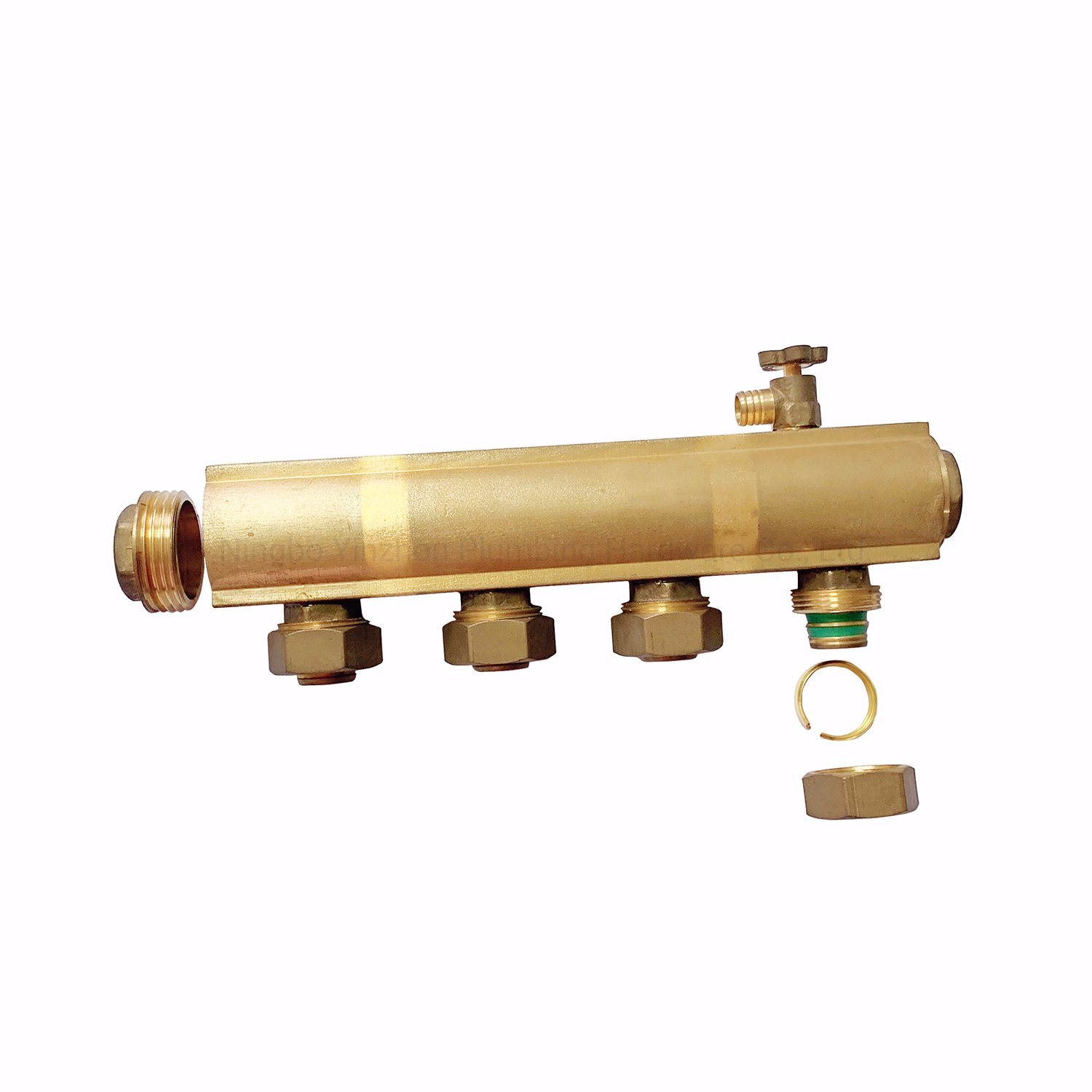 Brass Heating Manifold Body