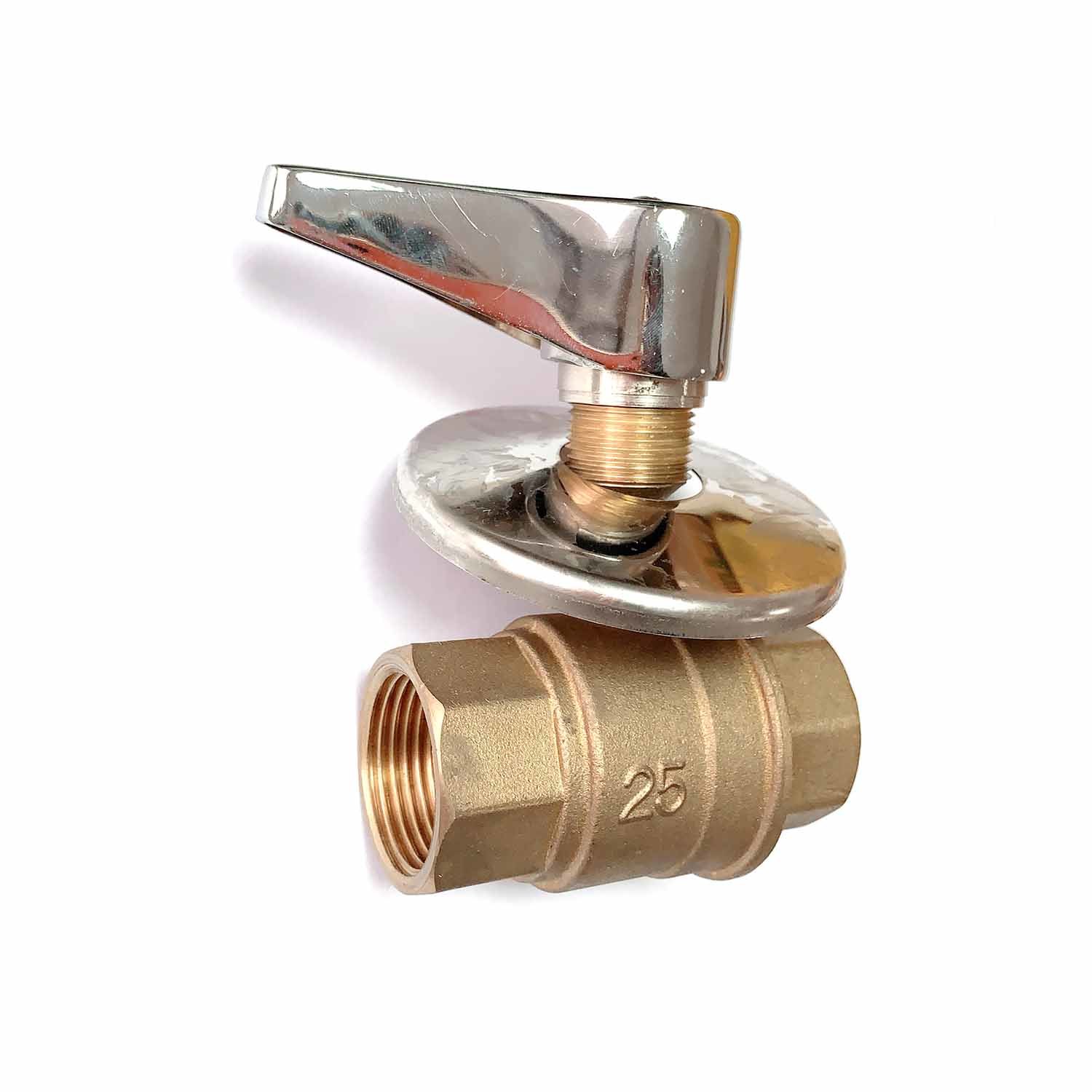 Brass Ball Valve with Ornate Cap