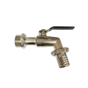 Brass Water Faucet Bibcock of Steel Handle