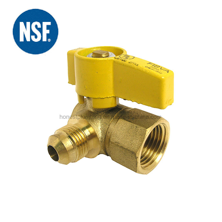 Low Lead Material Brass Gas Ball Valve for USA Market