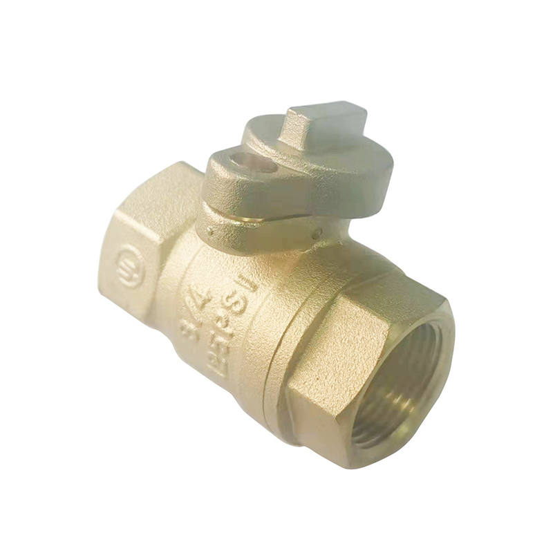 Full Port Brass Lockable Ball Valve