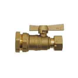 Brass Ball Valve HDPE Connection for Water Meter