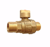 Forging Brass Male Corporation Valve with Brass Handle