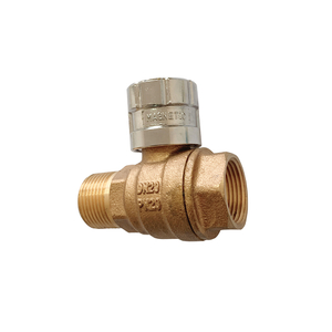 Bronze M/F lockable corporation valve