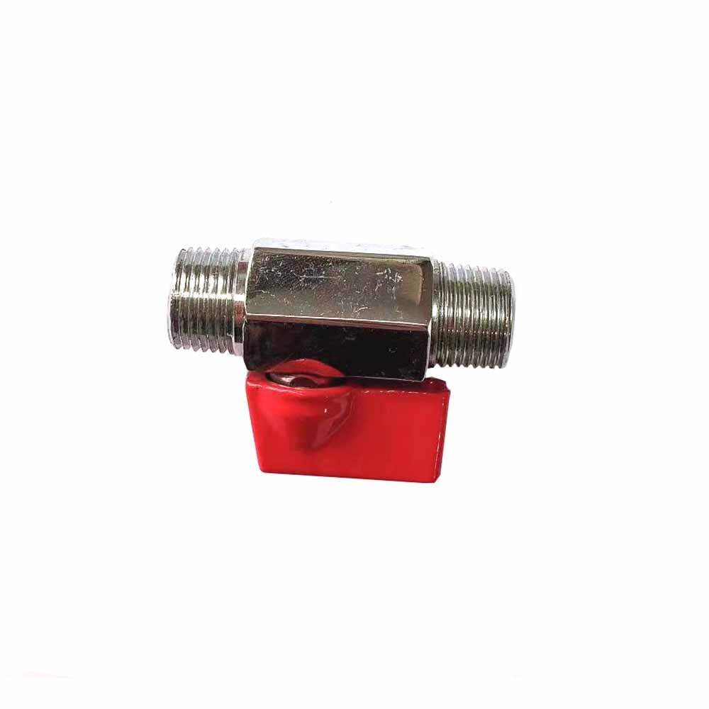 Brass MxM Thread Mini Ball Valve of Plated Chrome Polishing