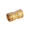 Brass Wallplate Elbow for HDPE Pipe