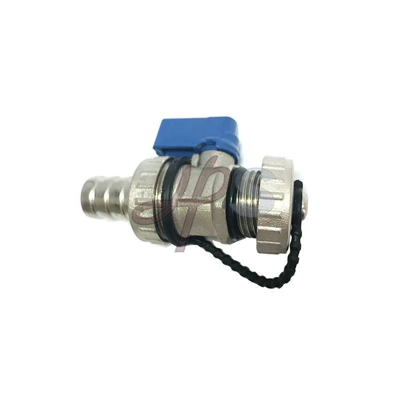 Nickel Plated Brass Boiler Ball Valve with Union Chain