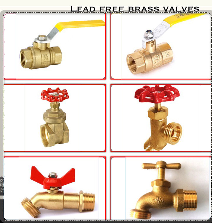 Lead Free Brass Pn16 200wog Gate Valve