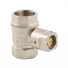 Plated Nickel Brass Lockable Ball Valve