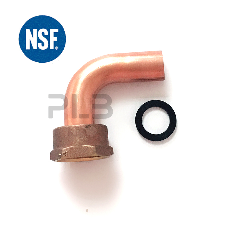 lead free brass angle meter coupling plb