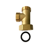 Brass 3 Way Fitting with Union for Floor Heating Brass Manifold System